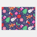 Search for character christmas wrapping paper Snowflake