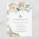 Search for botanical greenery gender reveal invitations Boy girl
