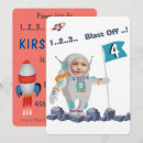 Search for space adventure birthday invitations Outer space party