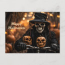 Search for halloween vintage postcards Skeleton