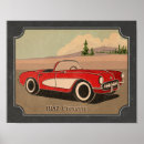 Search for vintage red car posters Cars