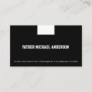 Search for clergy business cards Catholic