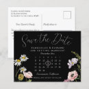 Search for botanical calendar save the dates Simple