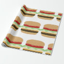 Search for hamburger wrapping paper Bun