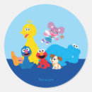 Search for colourful bird stickers Cookie monster