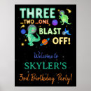 Search for dinosaur birthday posters For kids