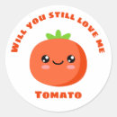 Search for funny tomato stickers Kawaii