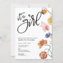 Search for bright flowers invitations Minimalist
