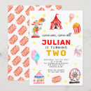 Search for circus clown invitations Carnival