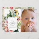 Search for parrot birthday invitations Floral