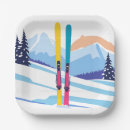 Search for ski paper plates Mountain
