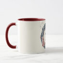 Search for fireworks design mugs Red white blue