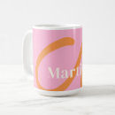 Search for orange and pink mugs Chic