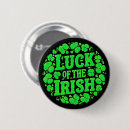 Search for lucky shamrock clover badges Green
