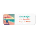 Search for umbrella return address labels Blue