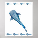 Search for whale shark posters Watercolor