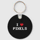 Search for pixel heart key rings Geek