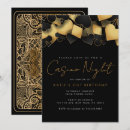 Search for poker birthday invitations Black and red