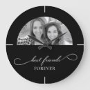 Search for friends clocks Black and white