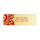 Search for hindu wedding return address labels Paisley