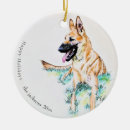 Search for belgian malinois christmas tree decorations Dog lover