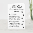 Search for homeless cards Dog