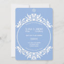 Search for filigree invitations Blue
