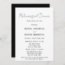 Search for black tie dinner invitations Calligraphy