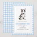 Search for puppy invitations Blue