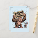 Search for bigfoot postcards Humour