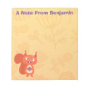 Search for squirrel notepads Adorable
