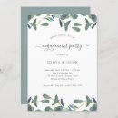 Search for eucalyptus engagement party invitations We're engaged