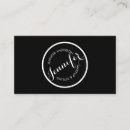 Search for circle logo business cards Beauty