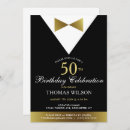 Search for mens tuxedo birthday invitations Elegant