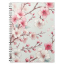 Search for cherry blossom design notebooks Floral pattern