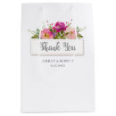 Search for floral thank you gift bags Pink