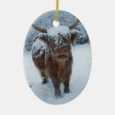 Search for highland cow christmas tree decorations Farm animal