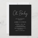 Search for black baby invitations Modern