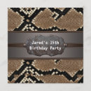 Search for snake birthday invitations Boys