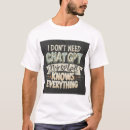 Search for my wife knows everything tshirts Chatgpt