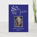 Search for blue and silver birthday cards For her