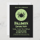 Search for creepy spider on web invitations Spooky