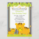 Search for tiger party invitations Zoo