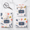 Search for love letters wrapping paper Valentine