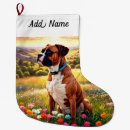 Search for boxer dog christmas stockings Pets