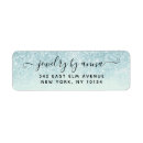 Search for blue glitter return address labels Chic