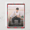 Search for merry and married christmas cards Plaid