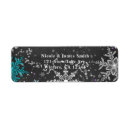 Search for purple teal return address labels Modern