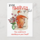Search for funny motivational postcards Cat lover