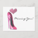 Search for stiletto heels postcards Pink